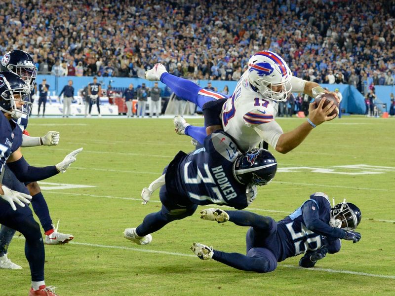Titans Stop Allen on 4th Down, Hang on to Beat Bills 34-31 - Bloomberg