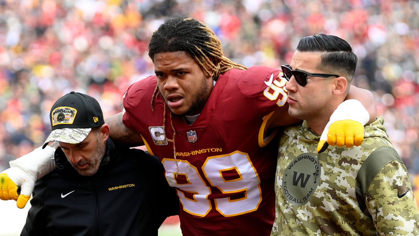 Washington worries rusher Chase Young tore ACL in right knee