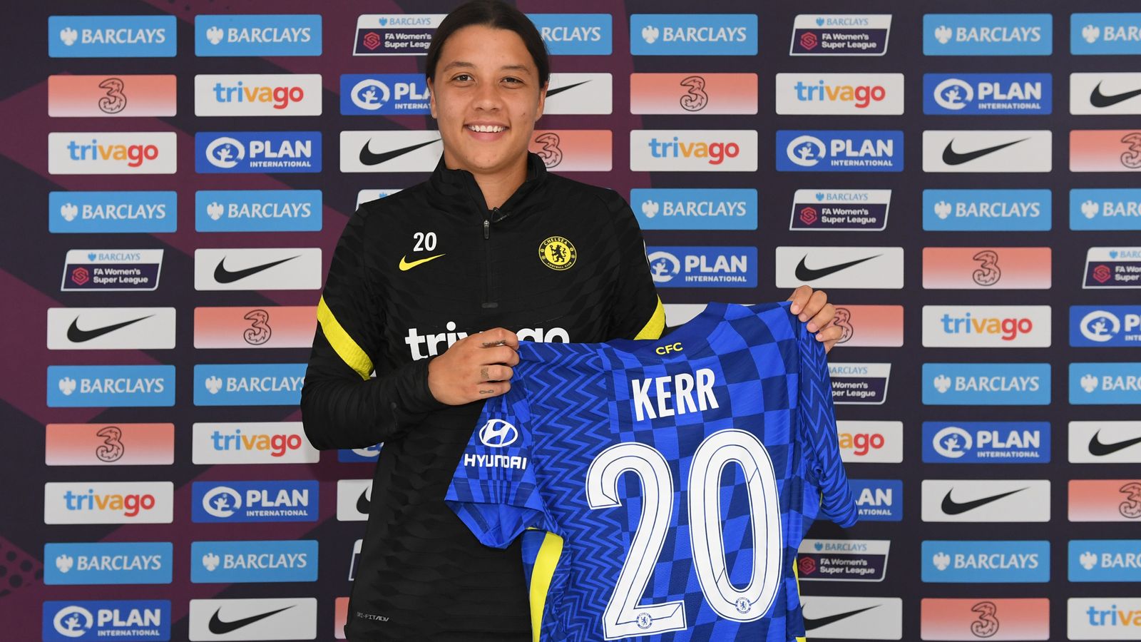 Sam Kerr Chelsea forward extends stay with reigning Women's Super