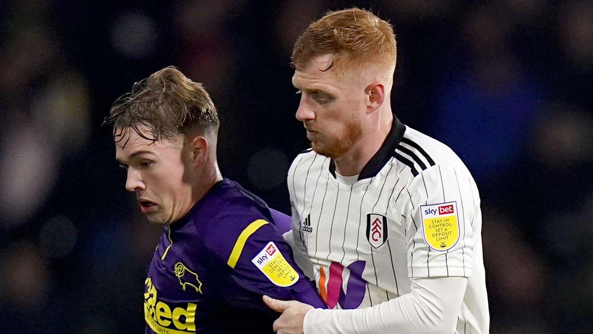 Leaders Fulham held by Derby
