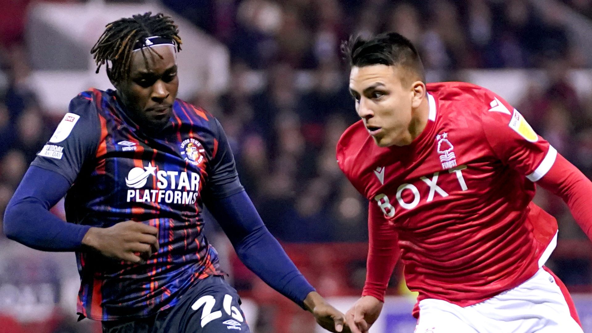 Luton pay for penalty miss at 10-man Forest