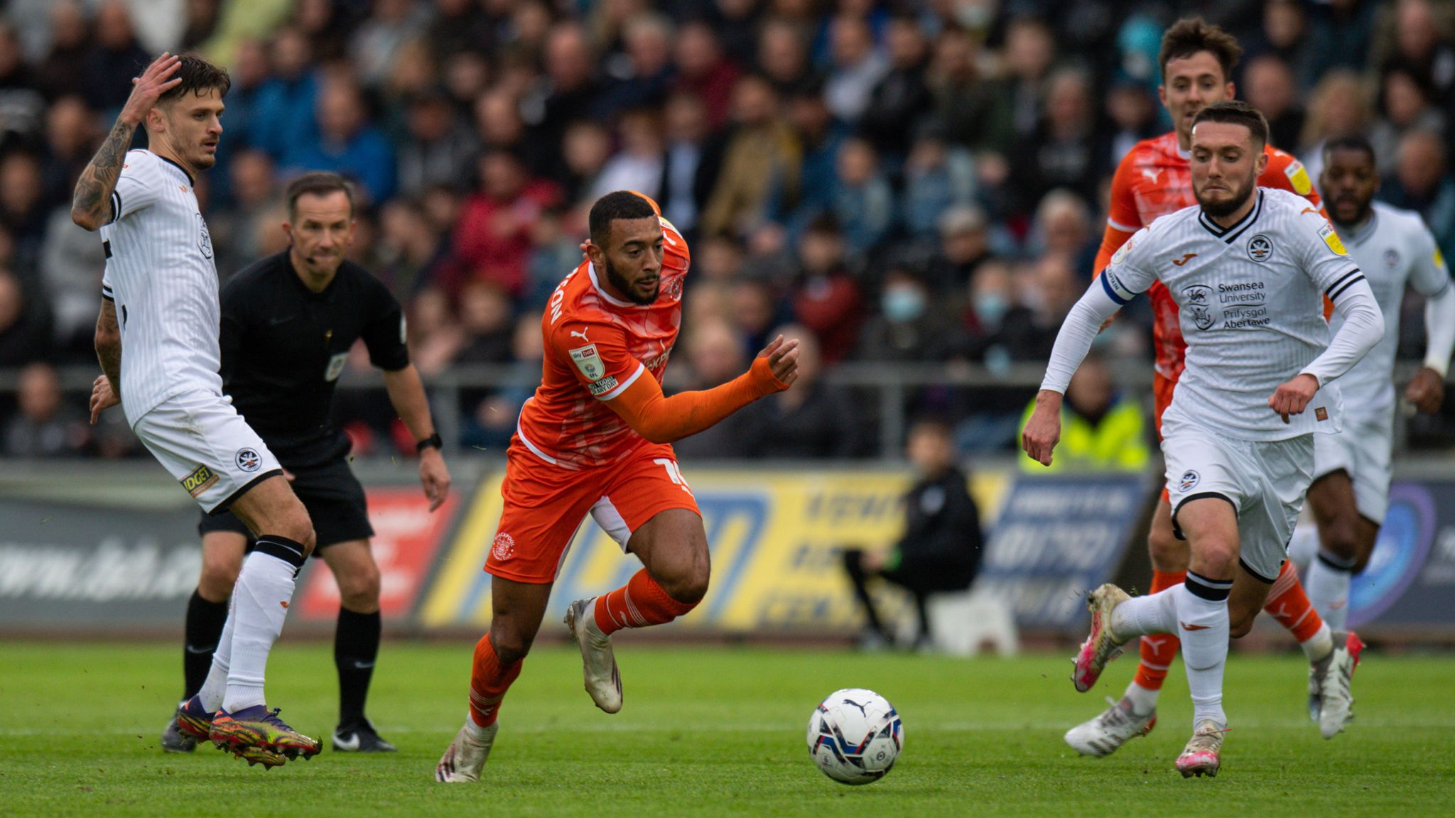 Swansea City v Blackpool  Extended Highlights 