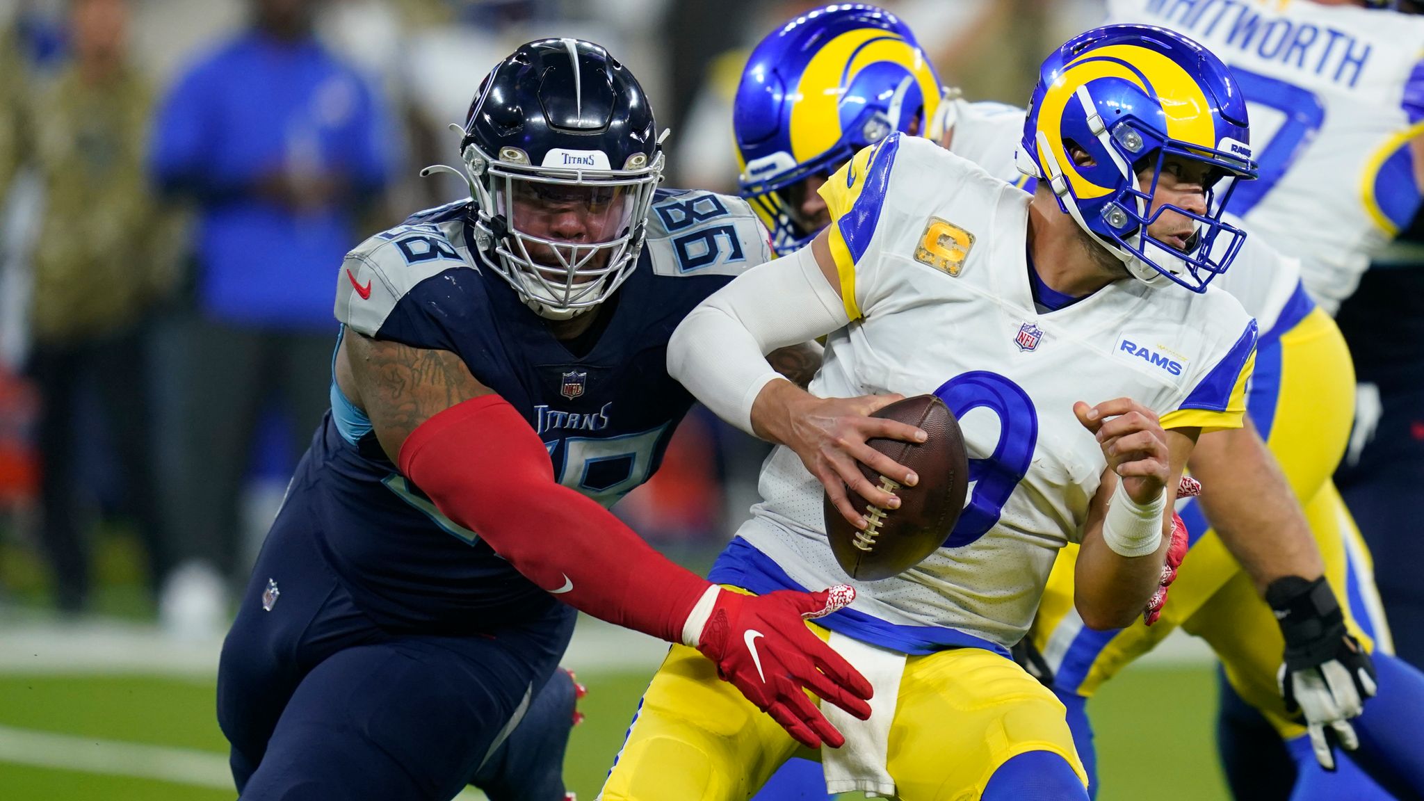 Jeffery Simmons Takes Down Josh Allen for Titans' Third Sack of Game