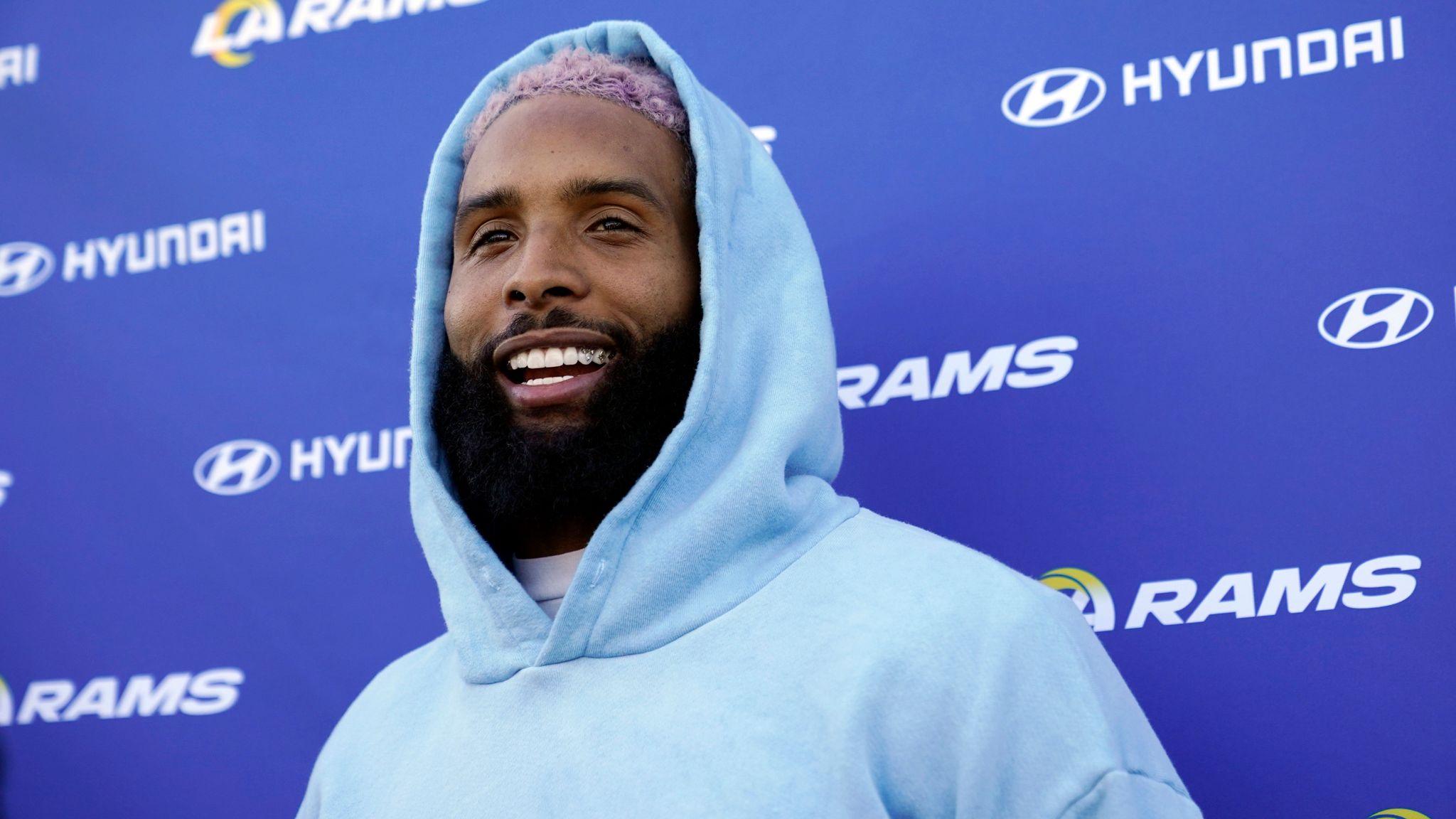 Odell Beckham, Robert Woods share special moment after Super Bowl