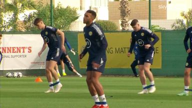 Scotland train in Spain ahead of WCQ