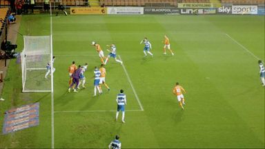 Blackpool goal controversially disallowed