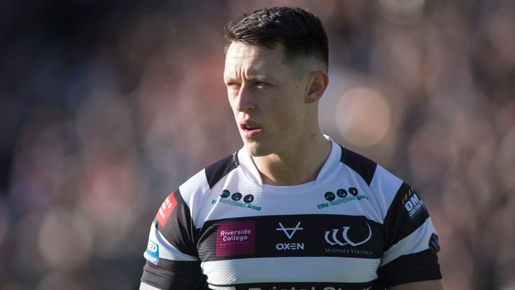 Picture by Isabel Pearce/SWpix.com - 16/02/2020 - Rugby League - Betfred Championship - Widnes Vikings v London Broncos - Halton Stadium, Widnes, England - Deon Cross of Widnes Vikings.