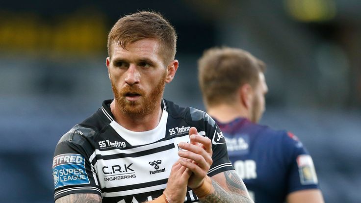 Picture by Ed Sykes/SWpix.com - 02/08/2021 - Rugby League - Betfred Super League Round 17 - Hull FC v St Helens - MKM Stadium, Kingston upon Hull, England - Hull FC's Marc Sneyd