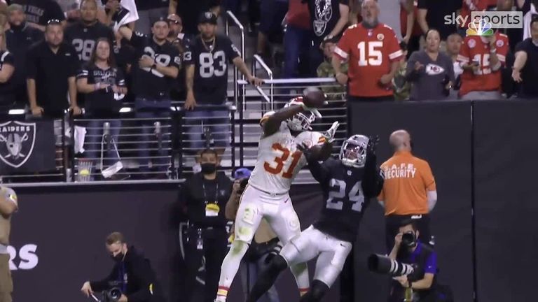 Kansas City Chiefs 41-14 Las Vegas Raiders: Patrick Mahomes throws five  touchdowns as Chiefs rediscover best form in Raiders rout, NFL News