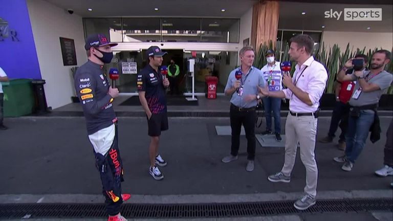 Max Verstappen and Perez gave their thoughts after both drivers finished on the podium at the Mexico City GP