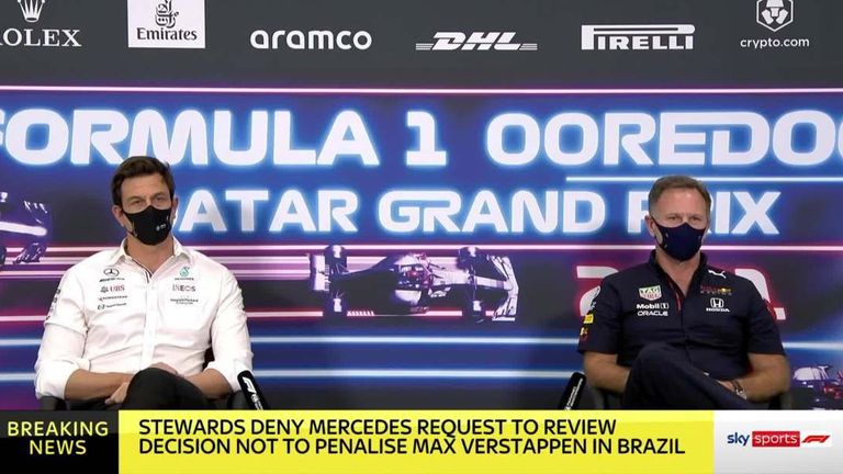 Stewards deny Mercedes request