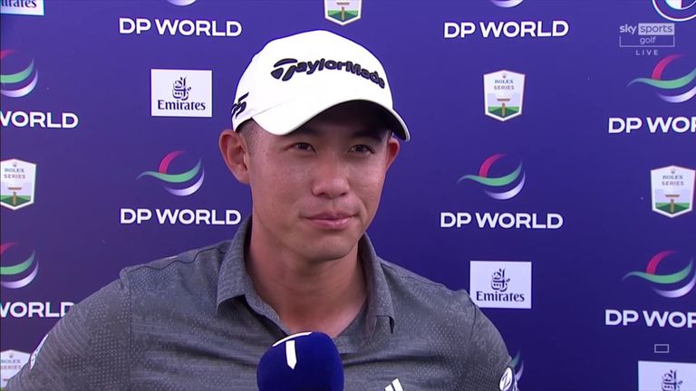 Collin Morikawa reflects on posting a second successive 68 at the DP World Tour Championship and explains why he is focusing on the tournament rather than the possibility of Race to Dubai victory. 