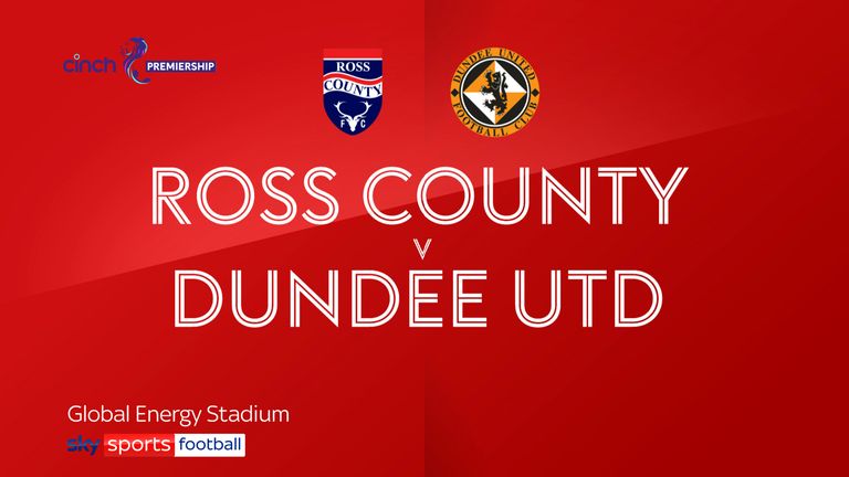 Ross County 1-1 Dundee Utd