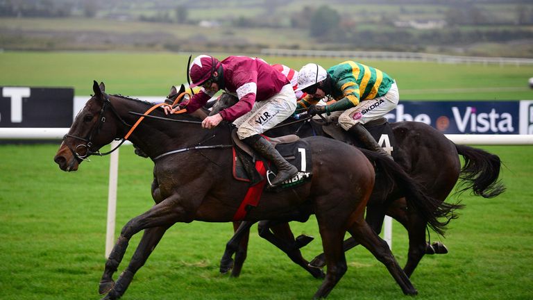 Abacadabras wins the 2020 Morgiana Hurdle for owners Gigginstown House Stud and trainer Gordon Elliott