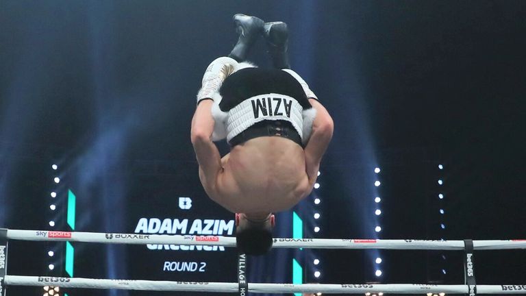 Adam and Hassan Azim the two delivered explosive knockout victories to gentle up The SSE Arena | Boxing News