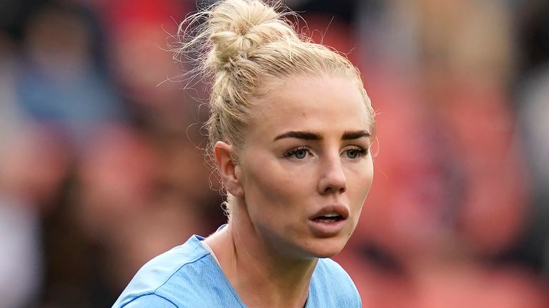 Alex Greenwood also discussed her own experience with online abuse after moving to Man City last year