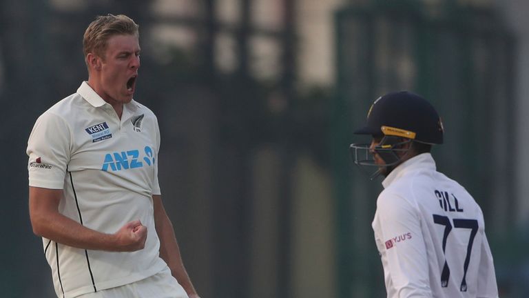 Kyle Jamieson, New Zealand, Test vs India (AP)