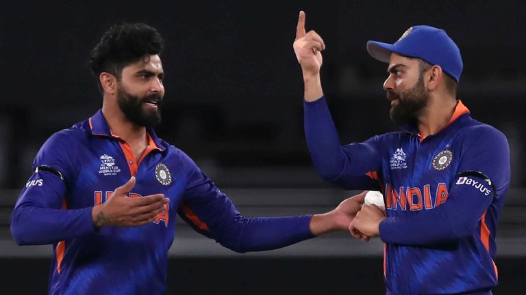 Ravindra Jadeja and Virat Kohli, India, T20 World Cup