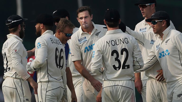 Tim Southee, New Zealand, Test vs India (AP)
