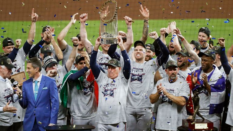 BRAVES WIN FIRST WORLD SERIES IN 26 YEARS