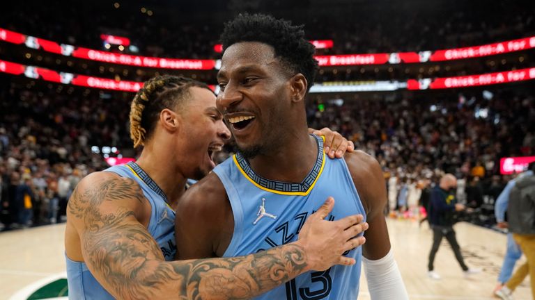 Jaren Jackson Jr made the game-winning three-pointer with less than 10 seconds to go as Memphis edged out Utah.