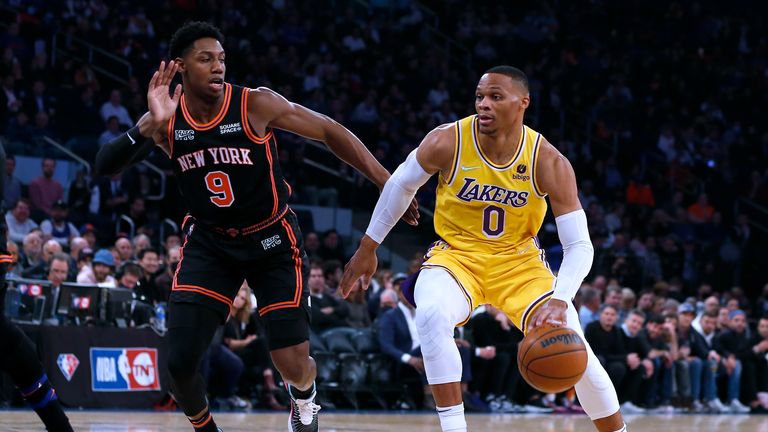 Despite Russell Westbrook&#39;s impressive 31-point triple-double, the Los Angeles Lakers still fell to defeat at the hands of the New York Knicks.