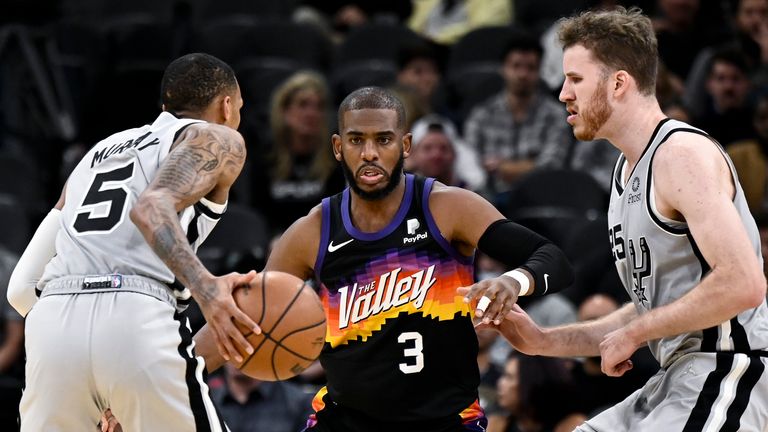 Highlights of the Phoenix Suns against the San Antonio Spurs in Week 6 of the NBA.