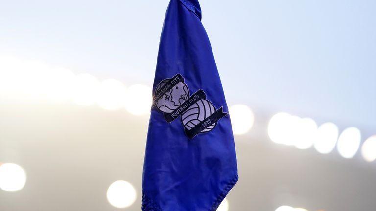A general view of a corner flag before the Sky Bet Championship match at St Andrew's Trillion Trophy Stadium, Birmingham.