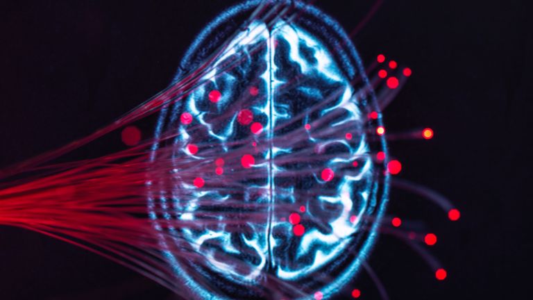 Getty - Neuroscience, Fibre optics carrying data around the brain