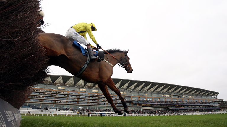 Brendan Powell and Lostintranslation moving clear to win the 1965 Chase at Ascot