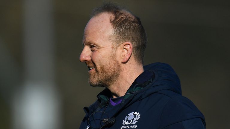 Dublin , Ireland - 2 February 2020; Scotland assistant coach Bryan Easson ahead of the Women's Six Nations Rugby Championship match between Ireland and Scotland at Energia Park in Donnybrook, Dublin. (Photo By Ramsey Cardy/Sportsfile via Getty Images)
