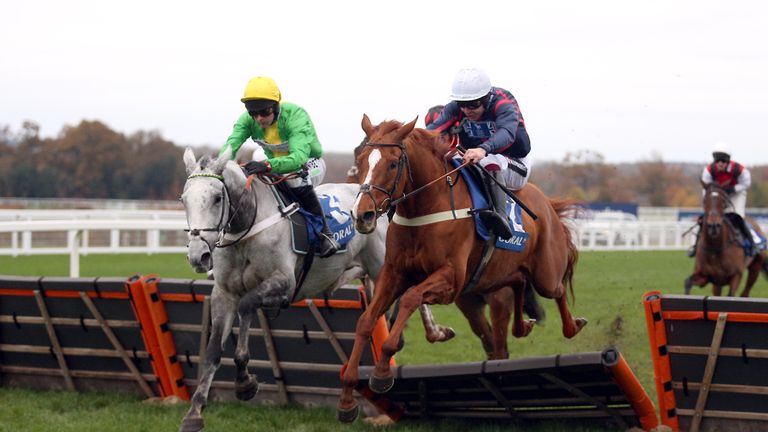 Buzz and Nico De Boinville cruise to victory in the Coral Hurdle at Ascot