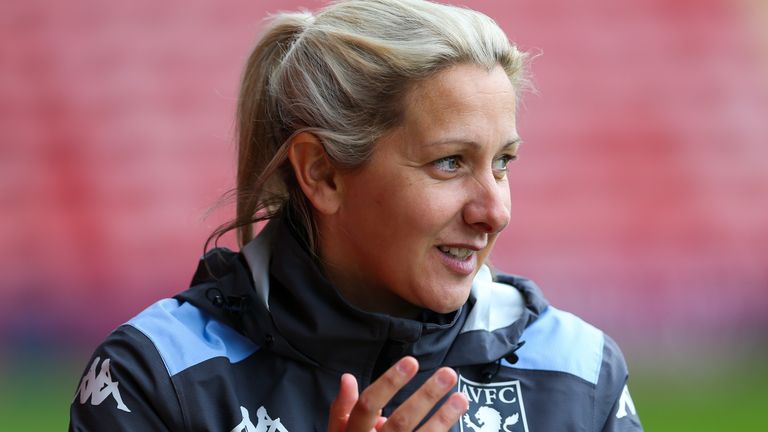 Aston Villa Women manager Carla Ward