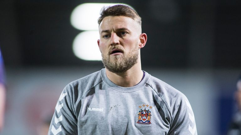 Picture by Isabel Pearce/SWpix.com - 13/03/2020 - Rugby League - Betfred Super League - Salford Red Devils v Wigan Warriors - AJ Bell Stadium, Salford, England - Wigan's Chris Hankinson.