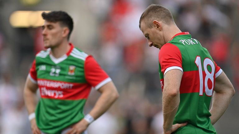 Boyle dejected after the 2021 All-Ireland final defeat to Tyrone