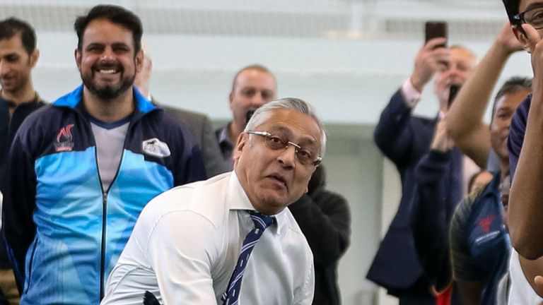 Lord Kamlesh Patel, chair of the ECB;s South Asian advisory group, opens a new cricket centre in Leyton (Getty Images)
