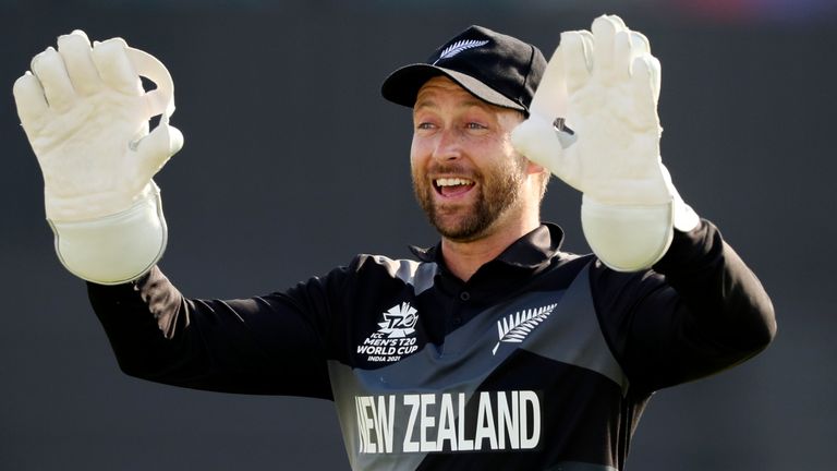 New Zealand's Devon Conway (Associated Press)