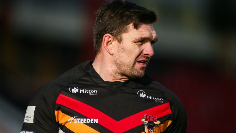 Picture by Alex Whitehead/SWpix.com - 06/03/2021 - Rugby League - Pre-season Friendly - Bradford Bulls v Swinton Lions - Tetley's Stadium, Dewsbury, England - Bradford's Dany Brough.