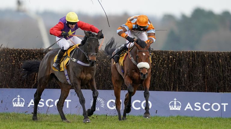 Dashel Drasher and Master Tommytucker battle it out at Ascot