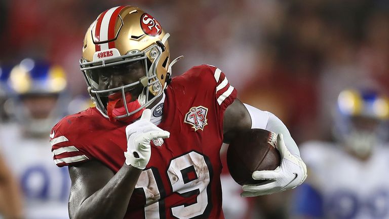 The best of the action from the clash between the LA Rams and the San Francisco 49ers in Week 10 of the NFL season
