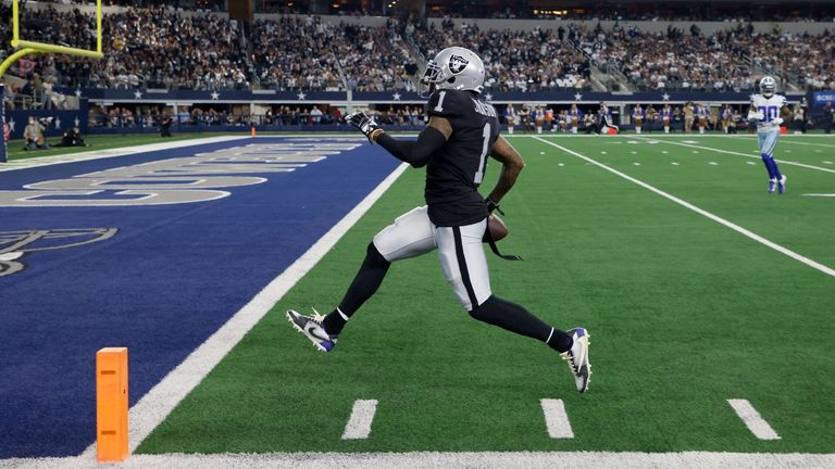 NFL Thanksgiving: Las Vegas Raiders kick field goal at Dallas Cowboys to  clinch overtime win - BBC Sport