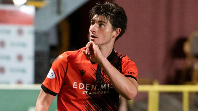 Ian Harkes scored the only goal of the game as Dundee United beat Aberdeen