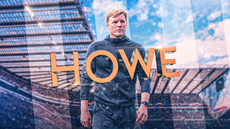 Eddie Howe is the new head coach of Newcastle