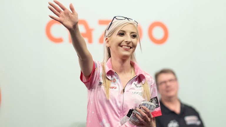 Fallon Sherrock recently reached the quarter-finals at the Grand Slam of Darts