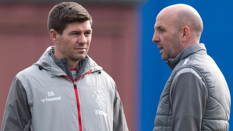 Steven Gerrard and Gary McAllister