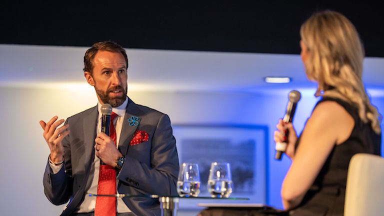 The fundraiser for Alzheimer&#39;s Society&#39;s Sport United Against Dementia featured a Q&A with Gareth Southgate