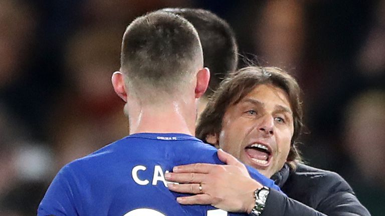 Gary Cahill spent two years at Chelsea with Antonio Conte.
