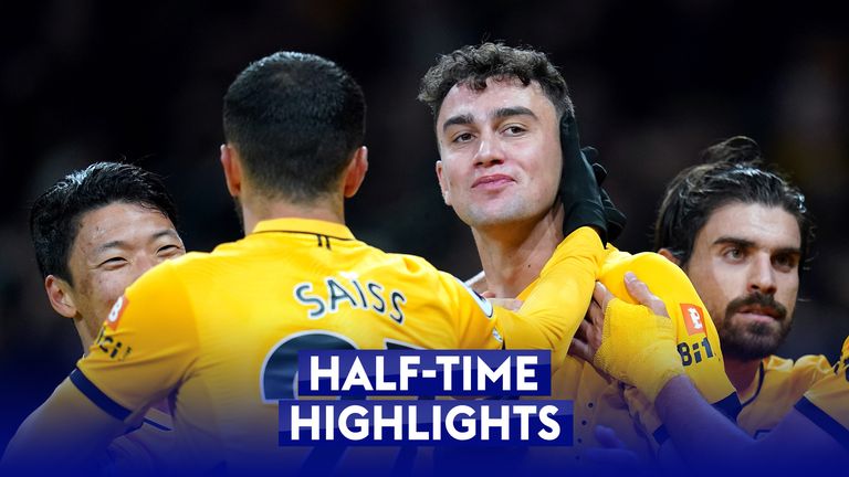 Half time - Wolves v Everton