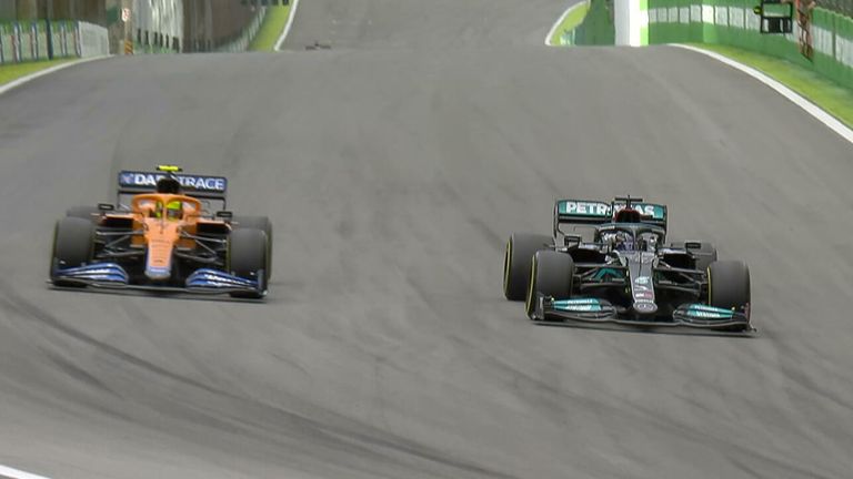 Lewis Hamilton and Max Verstappen