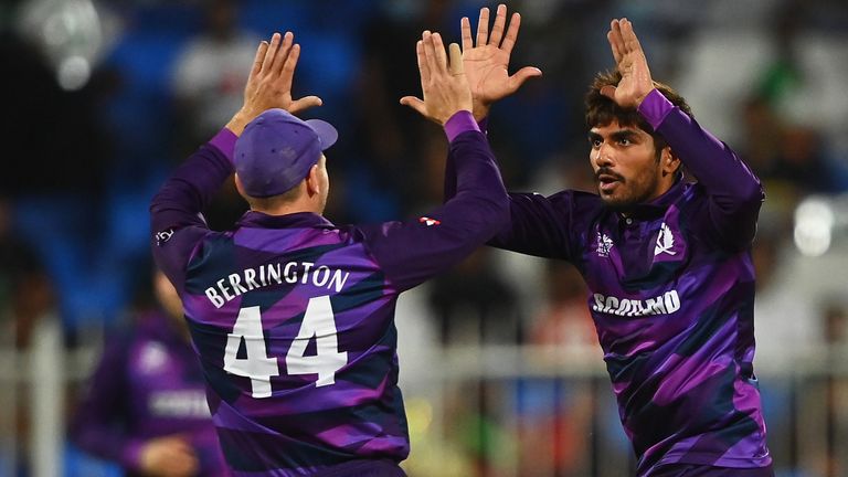 Hamza Tahir, Scotland. T20 World Cup (Getty Images)